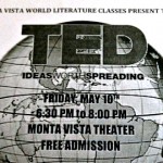 TED Talk showcase to be held on May 10