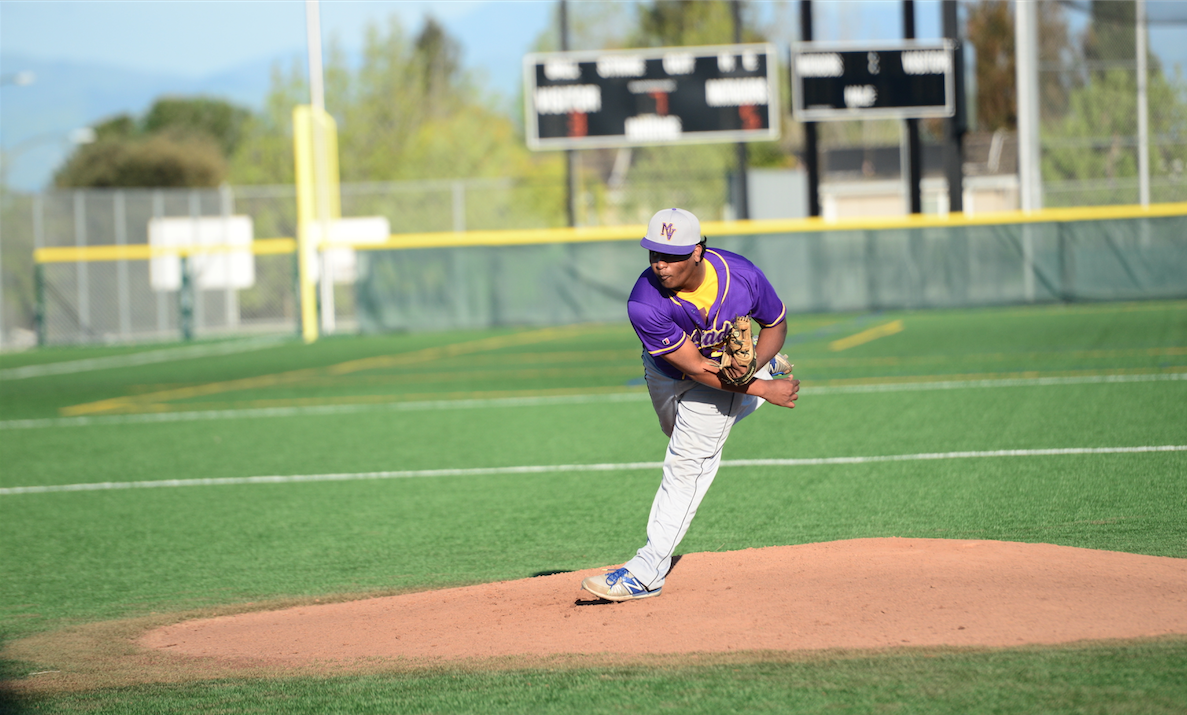 Senior Surya Kumaraguru came into to close the game in the seventh inning with the Matadors hanging onto a one-run lead. This was just his second pitching appearance this season, as he is rehabbing from an elbow injury. Photo by Pranav Iyer. 