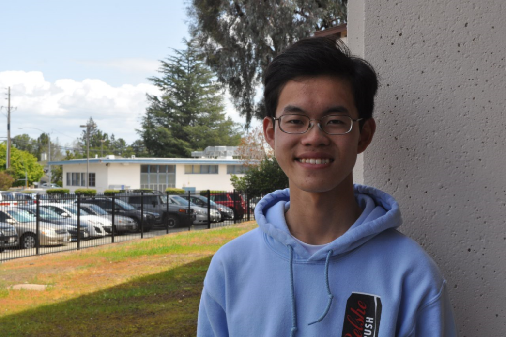 As co-president of MVHS MUN, Wang hopes to expand the club’s member base and foster a dedication to the club. Photo by Maggie McCormick. 
