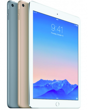 Newest iPad tablet Air 2 comes in three different colors. Apple released its latest devices, the Air 2 and iPad Mini 3, on Oct. 16. Source: Public Domain 