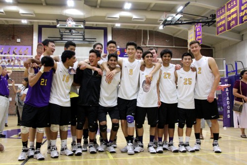 The team poses for a picture after the match. On May 28, the Matadors faced  DVHS and lost 3-1, finishing their season at NorCals semifinals. Photo by Aditya Pimplaskar. 