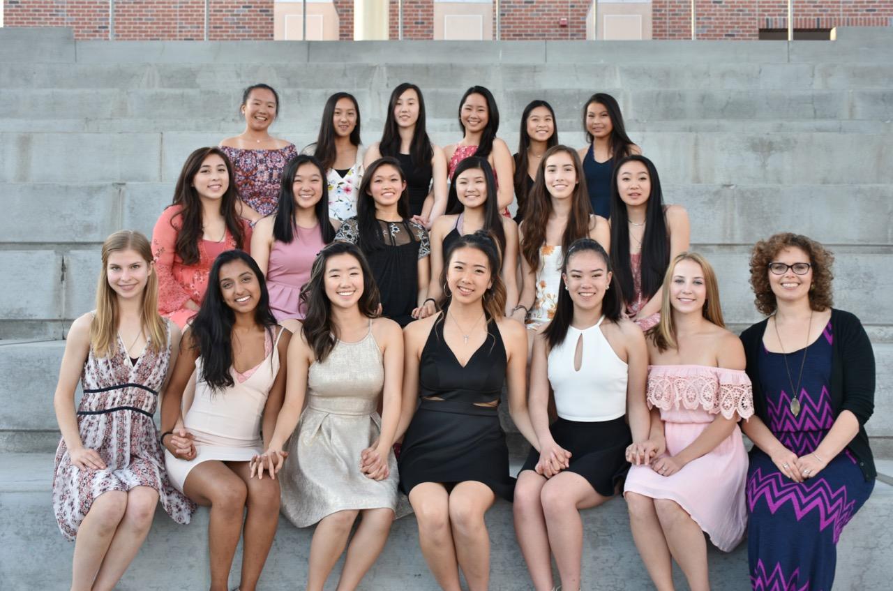 The 2016-17 Marquesas concluded their last competition season with Barron as their coach with their annual banquet. Next year, current PE dance teacher Dasha Plaza will coach the team. Photo used with permission of Hilary Barron.